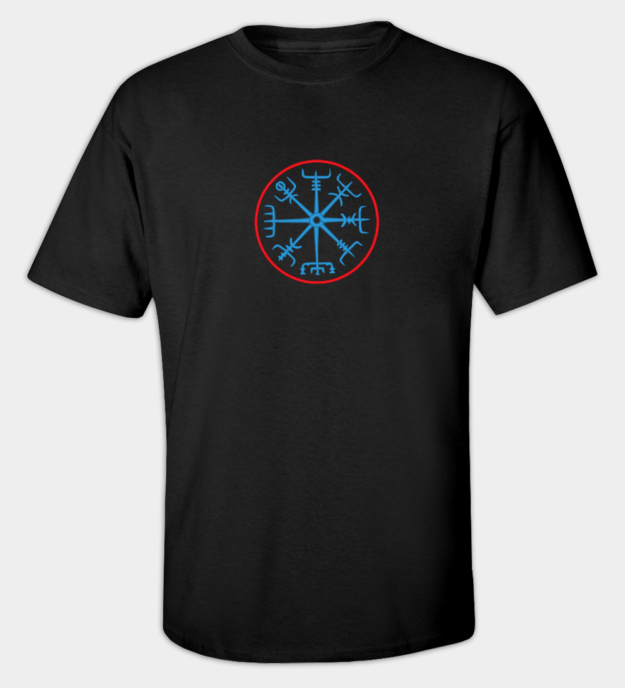 Maglietta ricamata Vegvisir