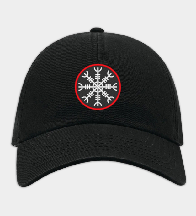 Cappellino ricamato Elmo dell'Orrore