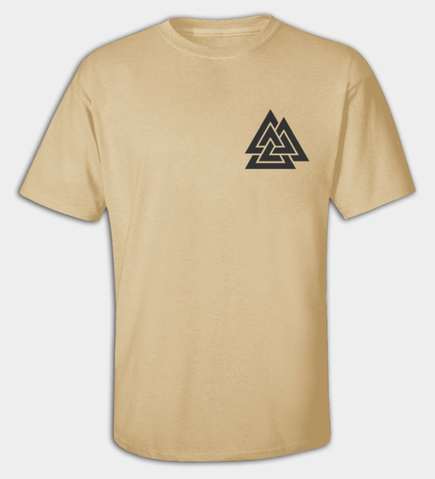 Maglietta ricamata Valknut